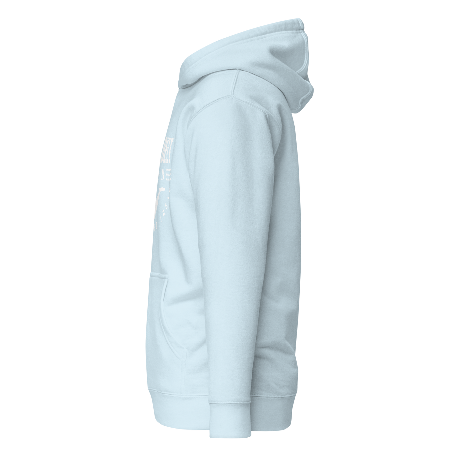 Rust Belt Club Hoodie (white)