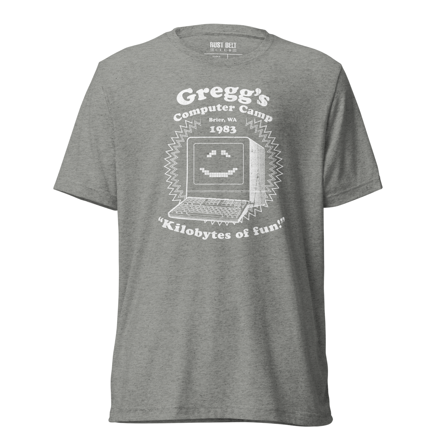 Gregg's Computer Camp Tri-blend Tee (White)