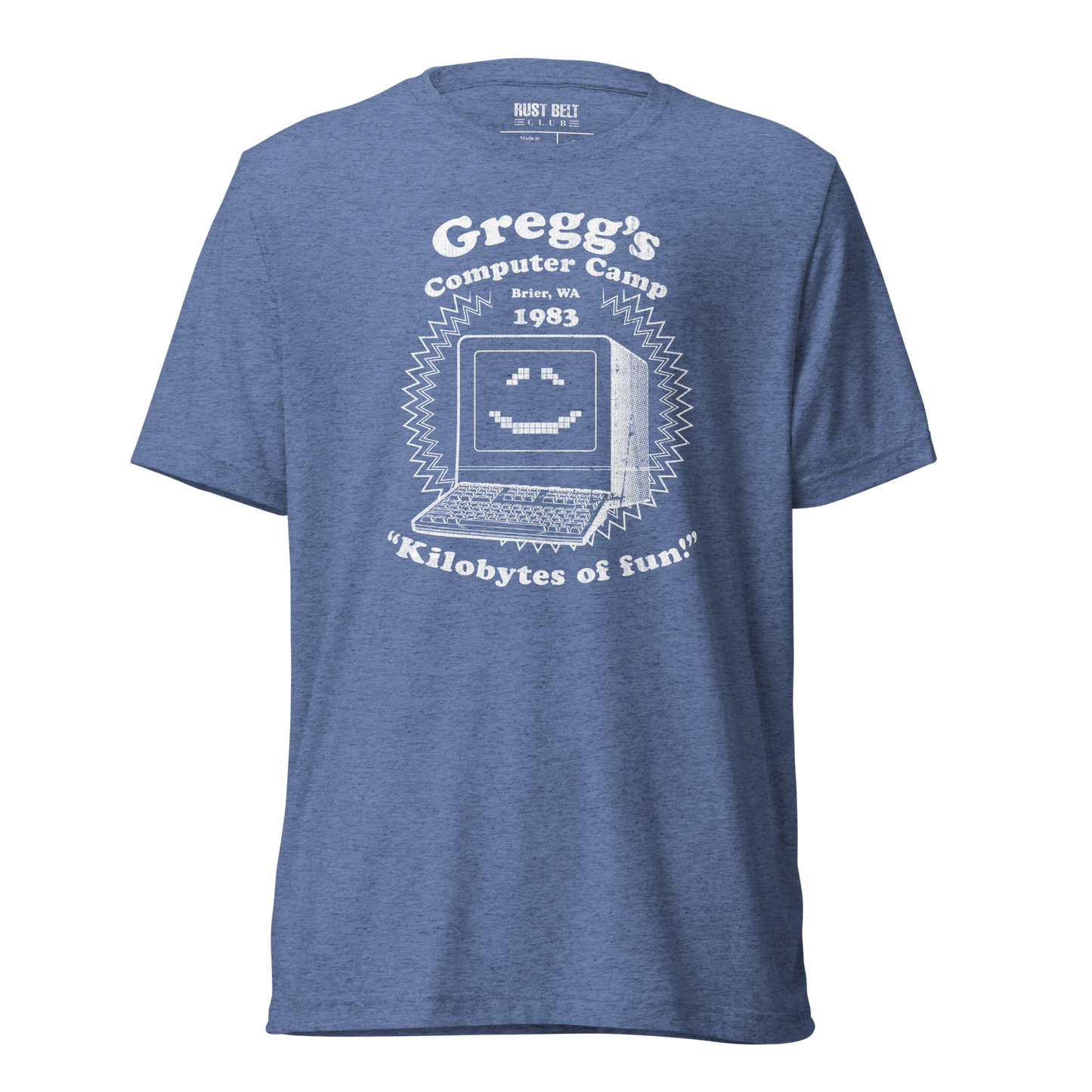 Gregg's Computer Camp Tri-blend Tee (White)