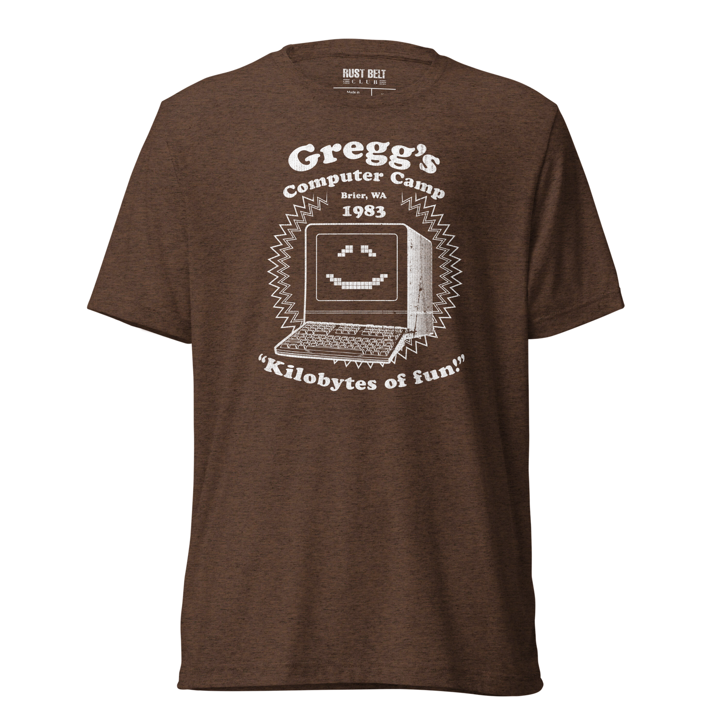 Gregg's Computer Camp Tri-blend Tee (White)