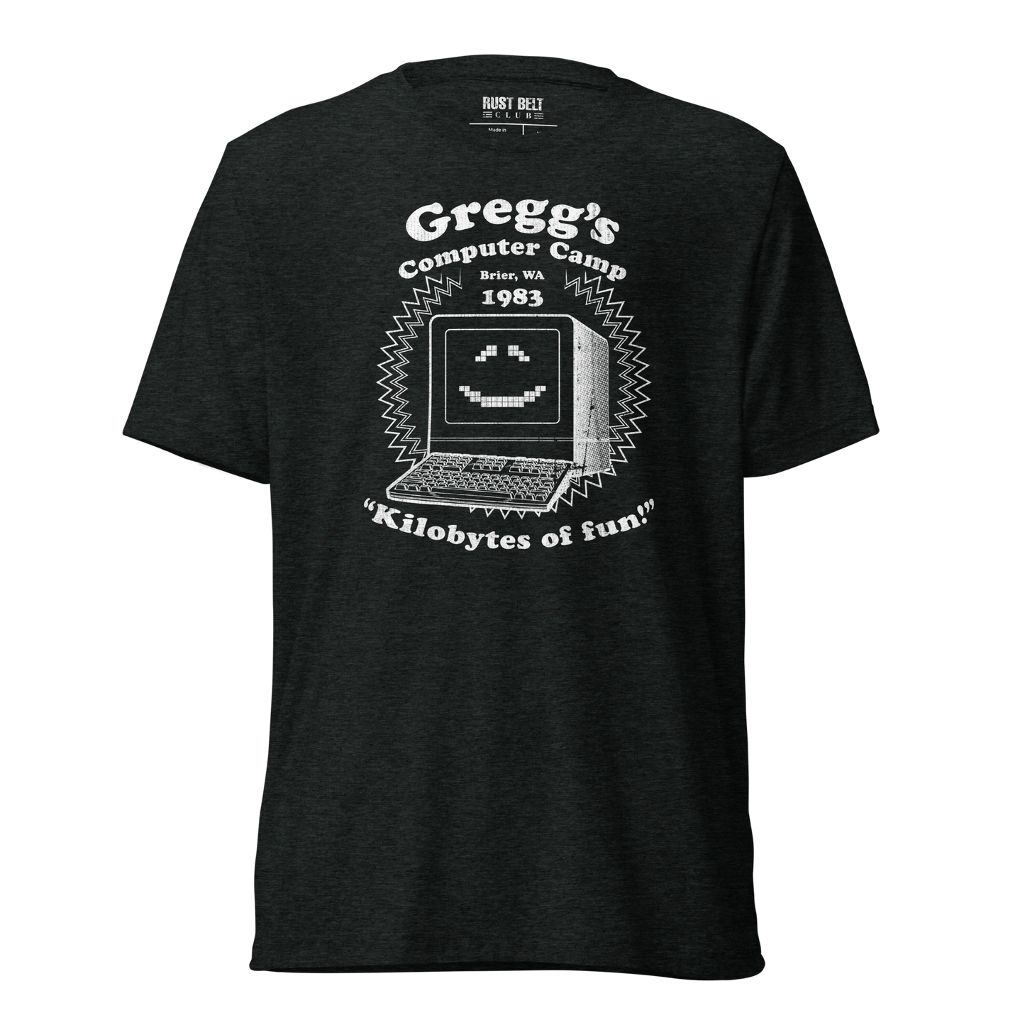 Gregg's Computer Camp Tri-blend Tee (White)