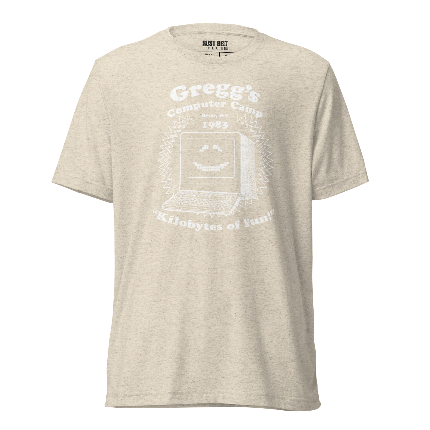 Gregg's Computer Camp Tri-blend Tee (White)