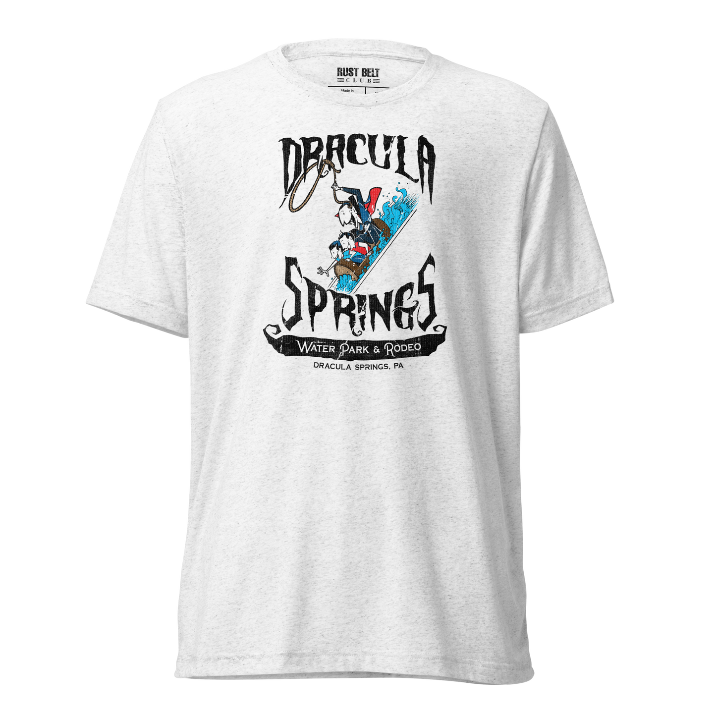 Dracula Springs Water Park & Rodeo Tri-blend Tee