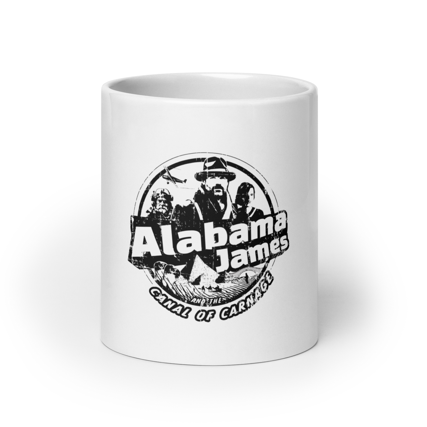 Alabama James and the Canal of Carnage Coffee Mug