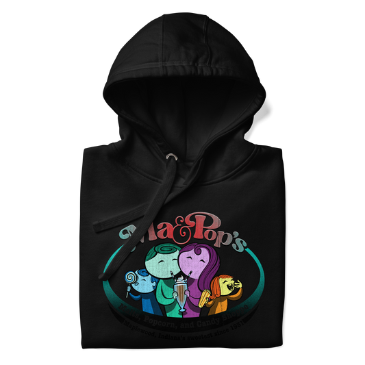 Ma & Pop's Malts, Popcorn, and Candy Shoppe Hoodie (Color)