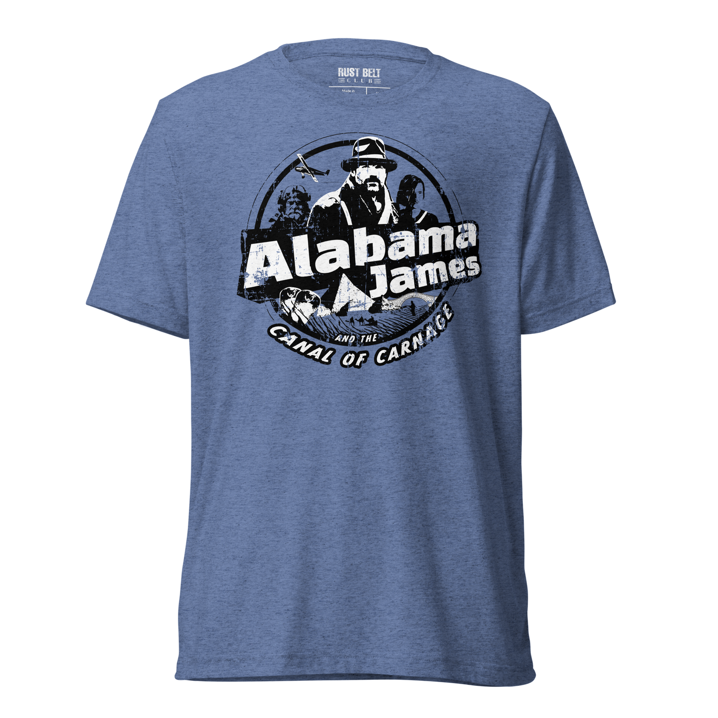 Alabama James and the Canal of Carnage Tri-blend Tee