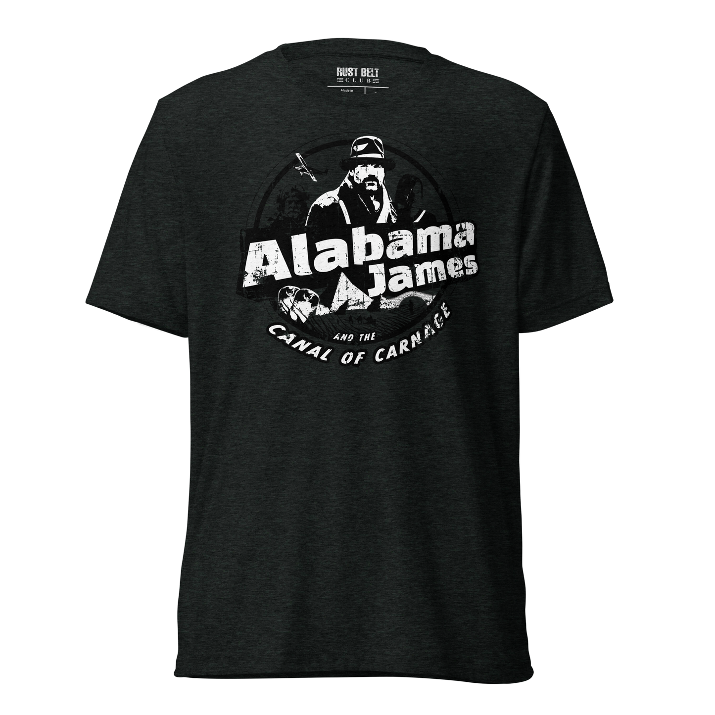 Alabama James and the Canal of Carnage Tri-blend Tee