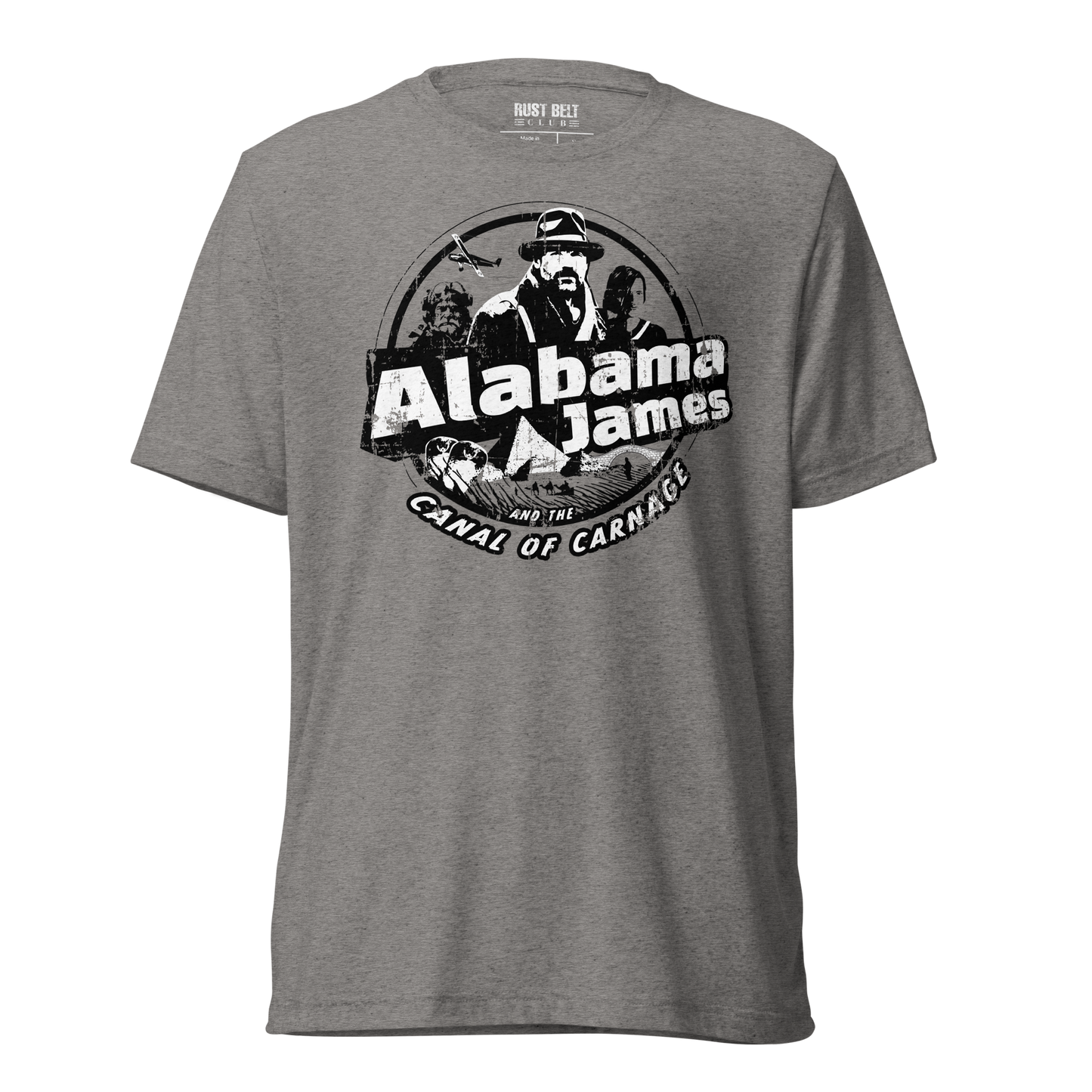 Alabama James and the Canal of Carnage Tri-blend Tee