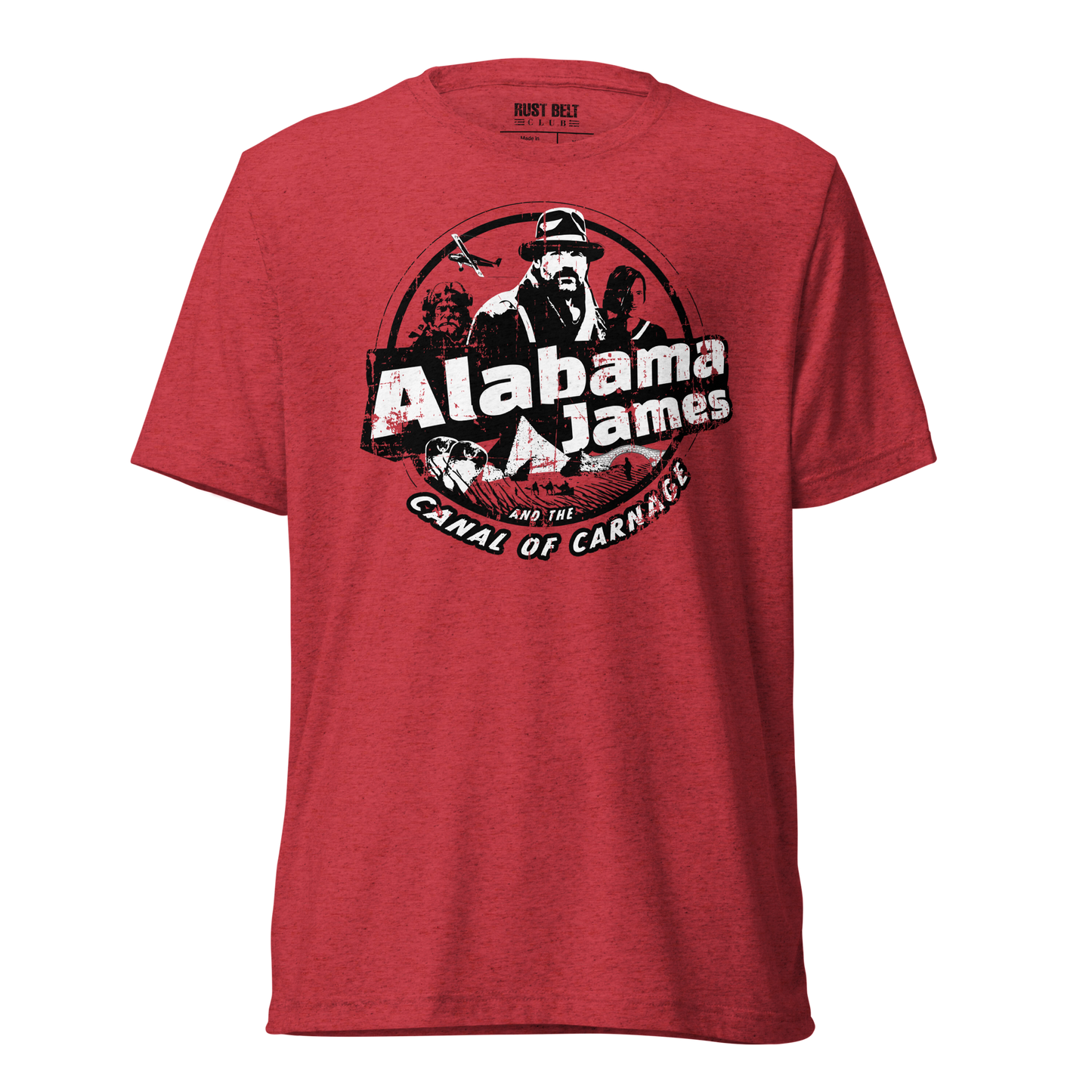 Alabama James and the Canal of Carnage Tri-blend Tee