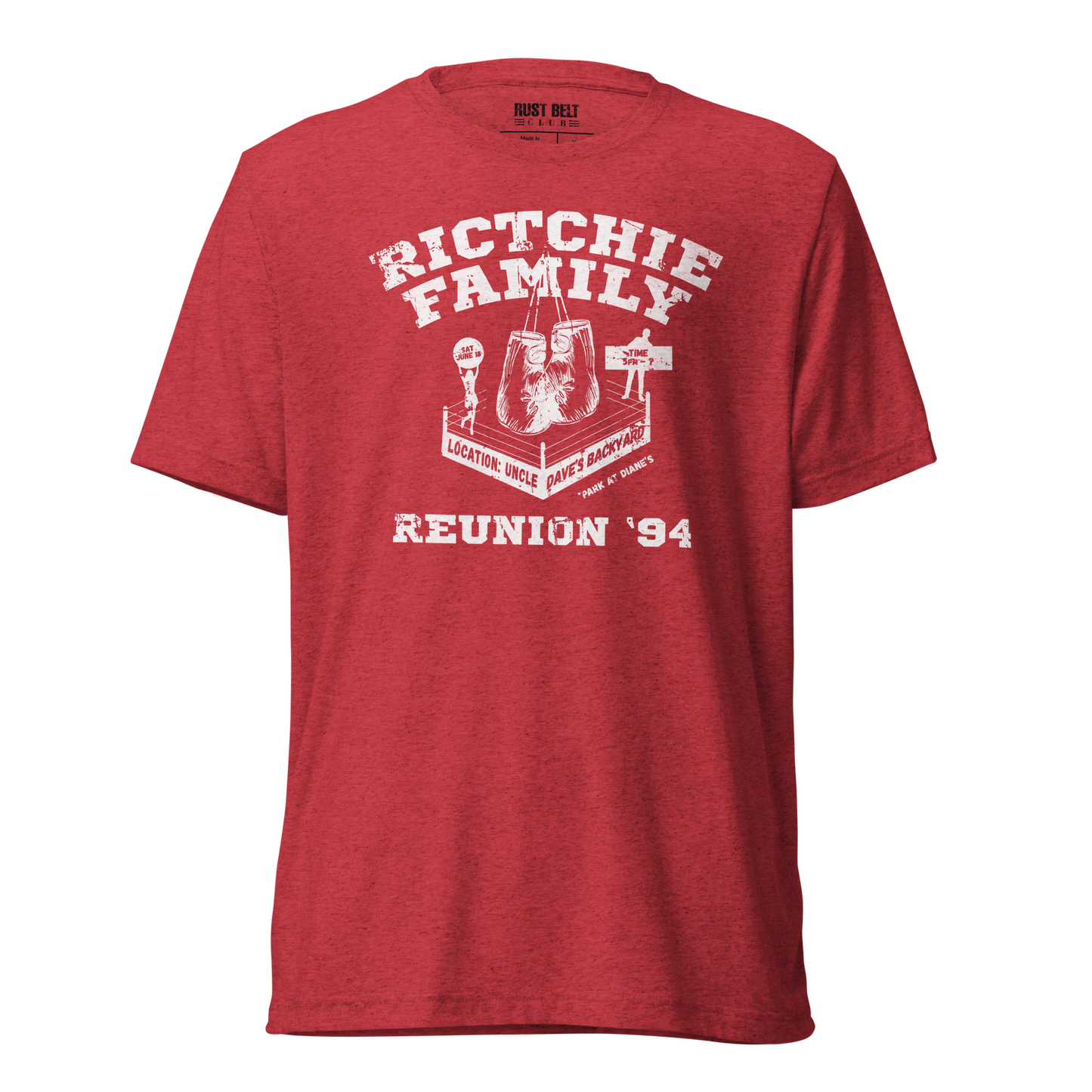 Ritchie Family Reunion '94 Tri-blend Tee (white)