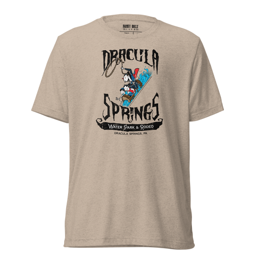 Dracula Springs Water Park & Rodeo Tri-blend Tee