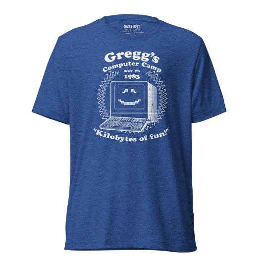 Gregg's Computer Camp Tri-blend Tee (White)